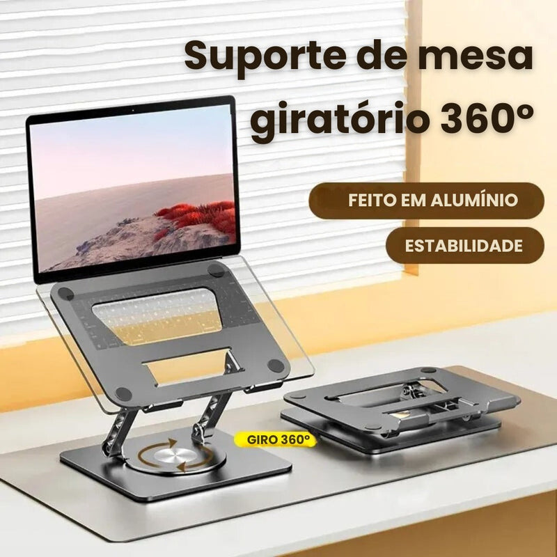 Suporte Giratório SpinFlex 360º para Notebook