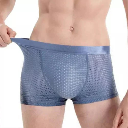 Cueca masculina respirável seda gelada [COMPRE 1 LEVE 2]