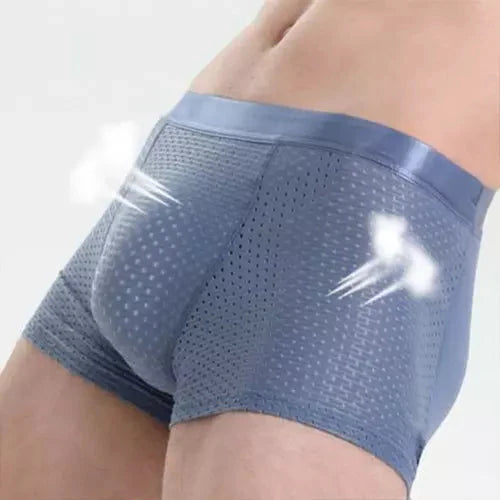 Cueca masculina respirável seda gelada [COMPRE 1 LEVE 2]